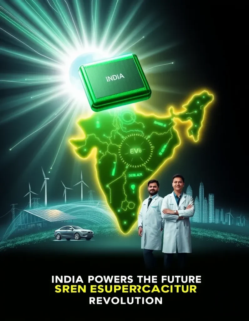 New Green Supercapacitor from India Sparks Hope for Sustainable Energy
