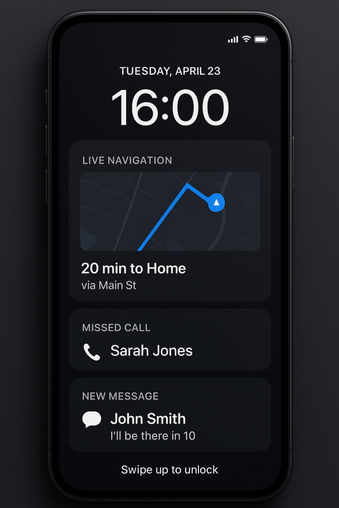 Live Updates on Android 16: Futuristic Lock Screen With Real-Time Navigation, Calls, & More